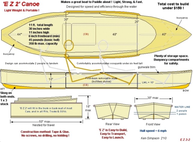 2 Man Layout Boat Plans