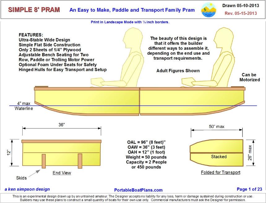 Portable Boat Plans